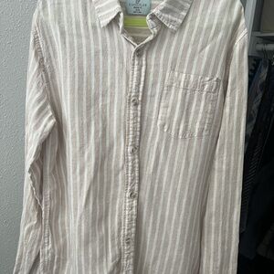 Class Club linen  Casual Button Down Shirts